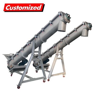Harga yang bagus Fitur bahan tahan api Conveyor sekrup jenis U untuk Conveying semen khusus on line