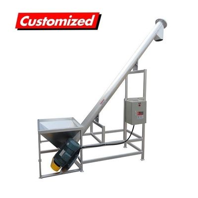 Harga yang bagus KX0021-1 tahan api miring Semolina Auger Feeder Screw Augers Conveyor dengan Hopper on line