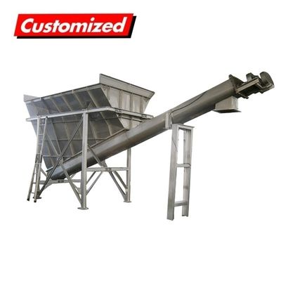 Harga yang bagus Paket yang disesuaikan Fleksibel Auger Conveyor Sekrup Baja Ringan untuk pertambangan, industri makanan on line