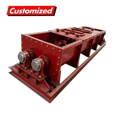 Harga yang bagus OEM Custom Double Axis Mixing Machine Soil Clay Mixer Auger Conveyor dan Efisiensi on line