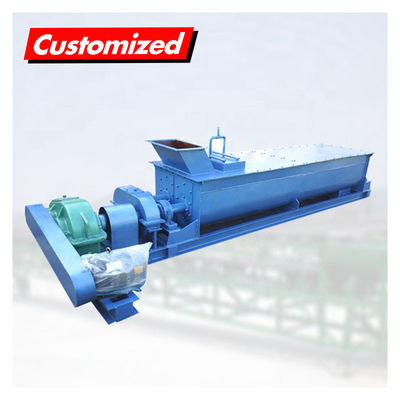 Harga yang bagus Mesin pencampuran dua poros stainless steel tahan panas khusus untuk bubuk batubara on line