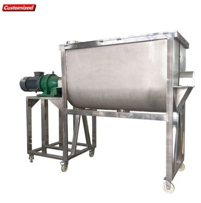 Harga yang bagus Peralatan pencampuran bubuk paddle stainless steel dengan kontrol tombol on line