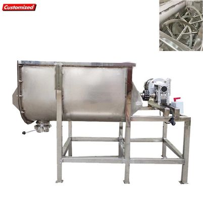 Harga yang bagus Mesin pencampuran bubuk double shaft 200L untuk substrate kompos jamur pertanian on line