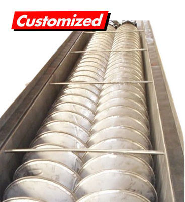Harga yang bagus Conveyor sekrup bilah berongga stainless steel dengan ketahanan korosi tinggi dan panjang yang dapat disesuaikan untuk pengolahan termal yang efisien on line