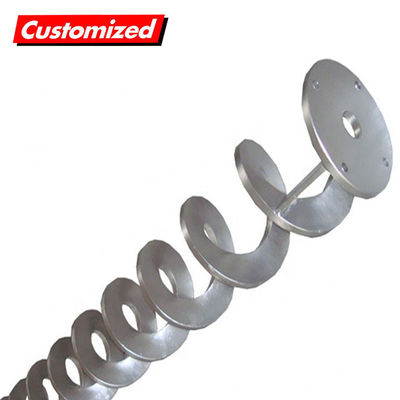 Harga yang bagus Baja tahan karat SS304/ SS316L Spiral Screw Conveyor Blade Untuk Industri Kimia on line