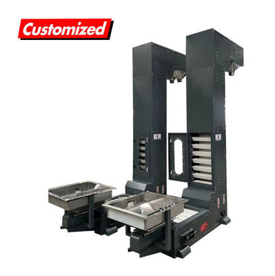 Harga yang bagus Automatic Feeding Z Type Elevator Kecepatan Tinggi Untuk Bahan Granule Makanan on line