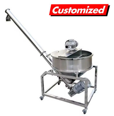 Harga yang bagus US Disesuaikan Sekrup Auger Powder Feeder Conveyor Elevator Auger Feeder untuk bahan on line