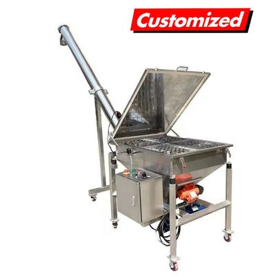 Harga yang bagus Full Automatic Auger Feeder Stainless Steel Screw Conveyor Granule Feeder Disesuaikan on line