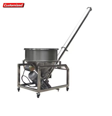 Harga yang bagus Stainless Steel Hopper Screw Auger Conveyor Untuk Kacang Kakao on line