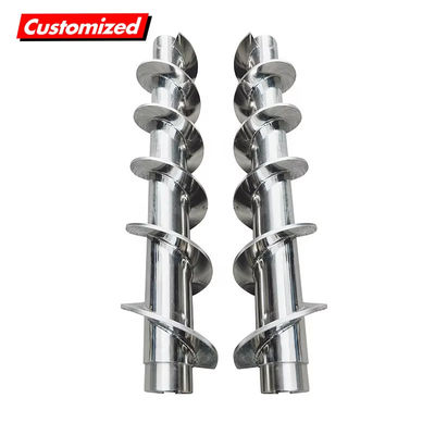 Harga yang bagus Auger Stainless Steel Feedscrew Pabrik Barrel Worm Harden Steel Feed Screw on line