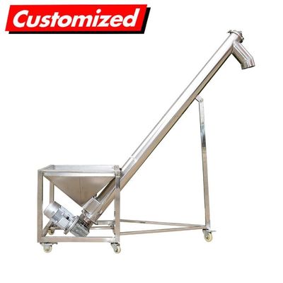 Harga yang bagus Stainless Steel Screw Auger Feeder untuk Conveyor Conveying Powder yang dapat disesuaikan on line