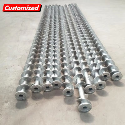 Harga yang bagus Mesin spiral stainless steel slurry sekrup poros untuk Auger Conveyor Conveying Mesin Sistem Transmisi on line