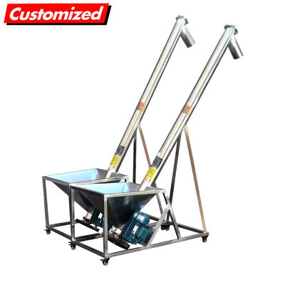 Harga yang bagus Sistem Conveying Custom Baja tahan karat Fleksibel Screw Auger Feeder untuk Powder Conveyor on line