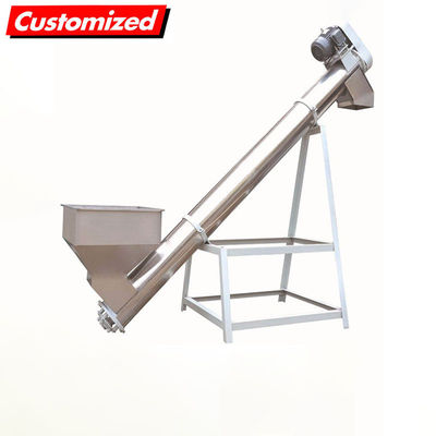 Harga yang bagus Flexible Screw Auger Feeder untuk Conveyor Powder Stainless Steel dengan Desain Khusus on line