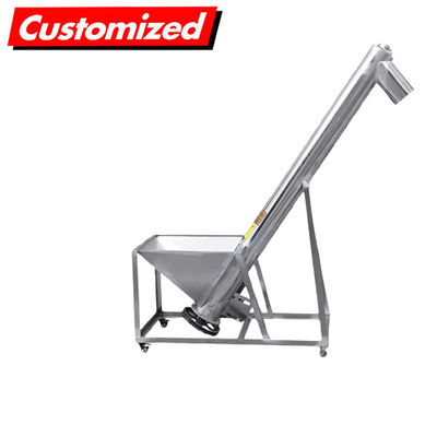 Harga yang bagus Stainless Steel tahan panas Flexible Screw Auger Feeder untuk sistem konveyor bubuk yang dapat disesuaikan on line