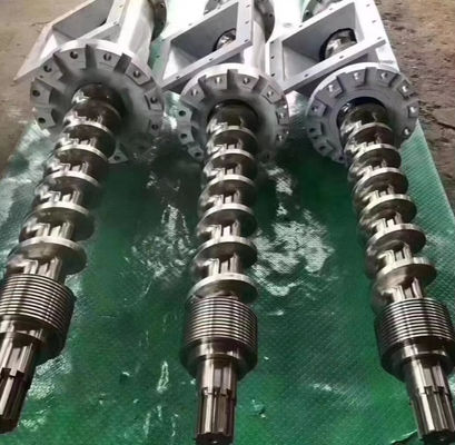 Harga yang bagus Stainless Steel tahan panas disesuaikan Auger Screw Shaftless Screw Conveyor untuk aplikasi industri on line