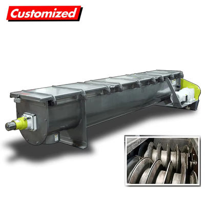 Harga yang bagus OEM Custom Heat Resistant Carbon Steel Screw Auger Conveyor untuk Aplikasi Industri on line