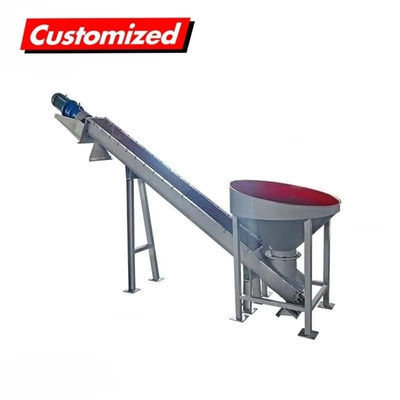 Harga yang bagus Conveyor Sekrup Plastik Conveyor Sekrup Es Helical Conveyor Auger Feeder Untuk Gandum on line