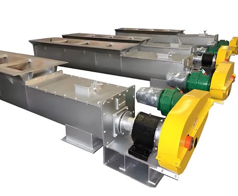 Harga yang bagus Conveyor spiral berbentuk U tahan api tahan panas untuk penanganan bahan massal on line