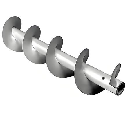 Harga yang bagus Sekrup penggiling baja bergelombang dingin berefisiensi tinggi berlapis seng untuk sistem konveyor industri on line