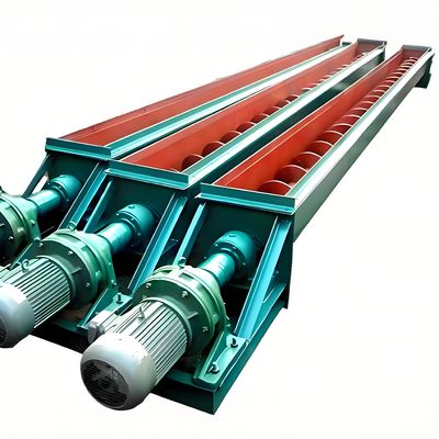 Harga yang bagus Spiral Continuous Feeder Industri Conveyor spiral tanpa poros berbentuk U on line