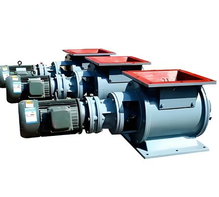 Harga yang bagus Customisable Electric Industrial Rotary Airlock Valve dengan Brass Electromagnetic Material and Powder Unloading Angle Structure untuk Medium Dasar on line