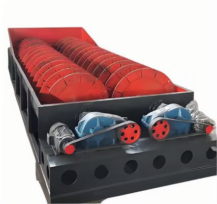 Harga yang bagus Bahan tahan aus Conveyor sekrup spiral ganda untuk pengolahan bijih yang dapat disesuaikan on line