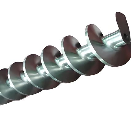 Harga yang bagus Custom stainless steel tahan panas efisiensi tinggi spiral blade auger sekrup untuk material Conveying on line