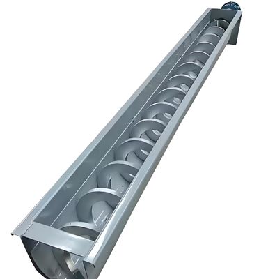 Harga yang bagus Sistem Conveyor Spiral Baja Karbon Untuk Abu Limbah Biji Conveyor Spiral Industri tanpa poros on line