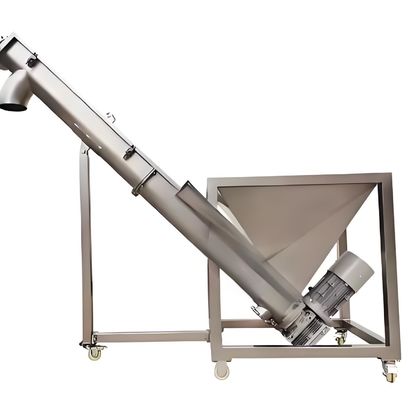 Harga yang bagus Panas tahan stainless steel speed adjustable sekrup Auger feeder dan spiral feeder conveyor untuk industri makanan on line