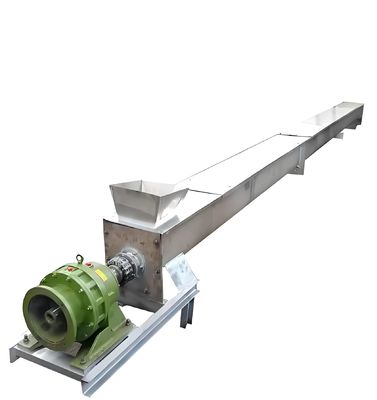 Harga yang bagus U-shaped Screw Feeder Conveyor Mobile Inclined Screw Elevator Grain Bagging Feeder Transportasi on line