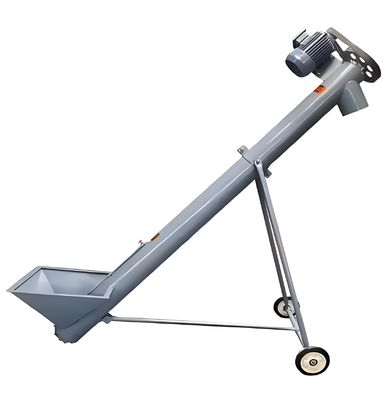 Harga yang bagus Stainless steel vertikal dan miring spiral feeder conveyor untuk pengolahan biji-bijian on line