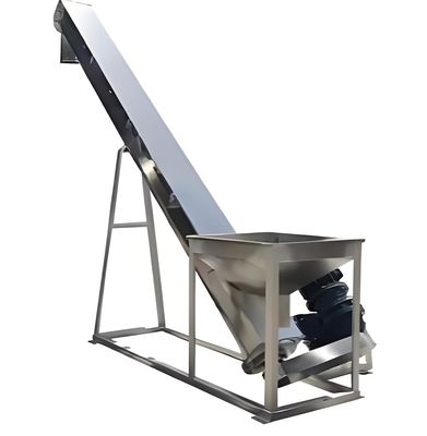 Harga yang bagus U-Type Automatic Feeder Single Axis Spiral Conveyor Untuk Powder Kimia yang Dibangun Dengan Baja Rustless on line