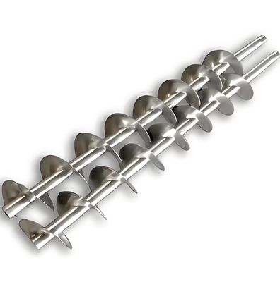 Harga yang bagus Segmen baja tahan karat spiral conveyor kekuatan tinggi pisau poros on line