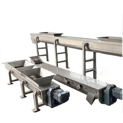 Harga yang bagus Conveyor sekrup tanpa poros baja tahan karat. Pengangkutan lumpur/padat yang efisien. Desain tahan korosi. on line