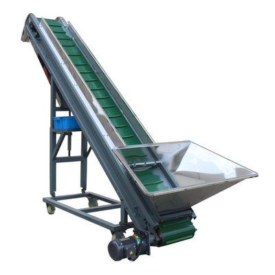 Harga yang bagus Industrial grade anti slip electric adjustable angle conveyor belt Didedikasikan untuk industri pertambangan / kemasan High temperature resistant rubber belt - Support OEM on line