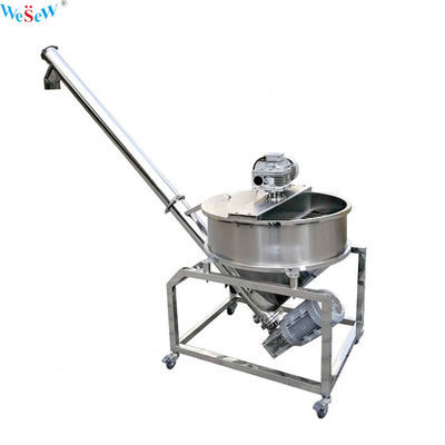Harga yang bagus Conveyor sekrup miring tipe hopper stainless steel on line