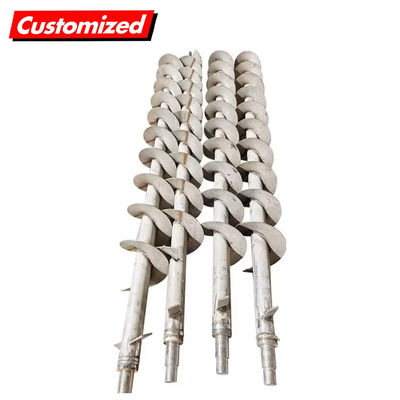 Harga yang bagus Sekrup Auger dan Penerbangan Heliks Tahan Panas Baja Tahan Karat yang Disesuaikan untuk Aplikasi Industri on line