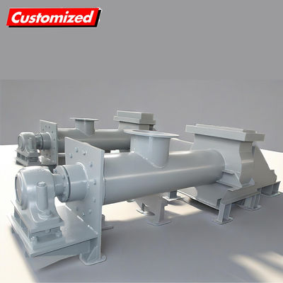 Harga yang bagus Conveyor Screw Auger tahan panas stainless steel dengan Auger yang dapat disesuaikan untuk penanganan bahan massal on line