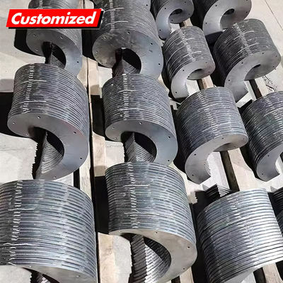 Harga yang bagus Konveyor Sekrup Tahan Panas Baja Tahan Karat Auger Sekrup yang Disesuaikan untuk Aplikasi Industri on line