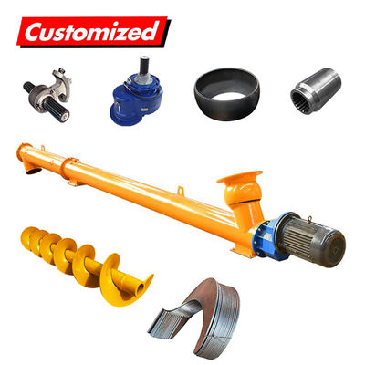Harga yang bagus Mudah Operasi Conveyor Sekrup Heavy Duty Conveyor Sekrup Industri Grade Carbon Steel Conveying Capacity 5-200t/h Customization Supported on line