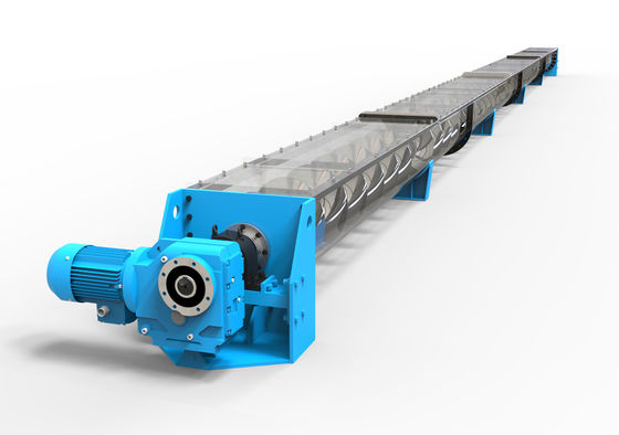 Harga yang bagus Conveyor spiral kelas industri untuk transportasi bahan bangunan dan limbah padat di berbagai lingkungan industri on line