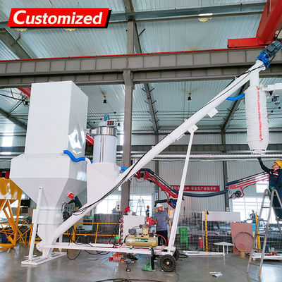 Harga yang bagus Konveyor Sekrup Semen Stainless Steel Kustom Portabel untuk Pembongkaran Truk on line