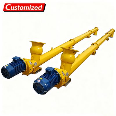 Harga yang bagus Custom Auger Conveyor Systems Cement silo discharge Manufacturer Automatic Cement Powder Inclined Auger Screw Conveyor Feeder on line