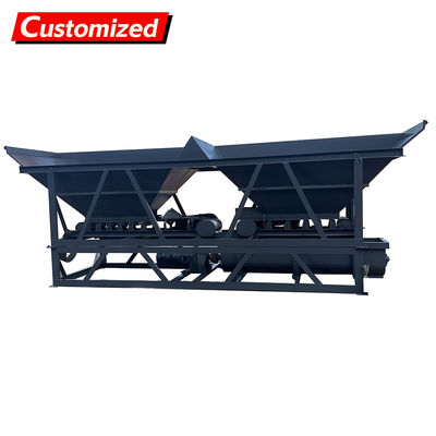 Harga yang bagus 220V 18kw Mobile Water Stabilizer Mixing Station Continuous Soil Mixer with 5000 kg Capacity for Concrete Batching Plant on line