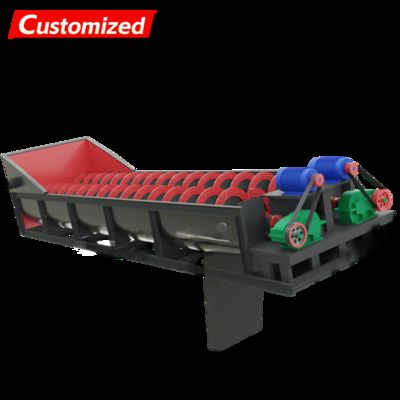 Harga yang bagus Sand screw Washer  Spiral Sand Washing Machine high cleaning efficiency Energy Saving Mining Equipment wear-resistant steel Screw Sand Washer Machine for Gravel Pebble Basalt on line