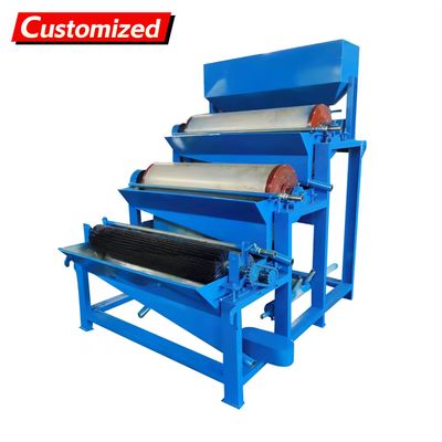 Harga yang bagus OEM conveyor belt permanent magnet separator dry magnetic separator drawer-type magnetic separator industrial magnetic separator, suitable for waste recycling, old furniture and appliance recycling on line