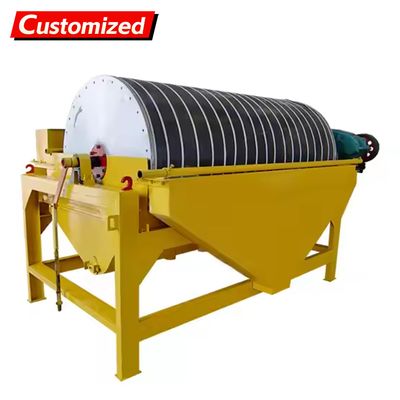 Harga yang bagus OEM Small Wet Magnetic Separator Strong Water Beneficiation Magnetic Iron Remover Limonite Drum Wet Wet Magnetic Magnetic Separator mining, waste-to-energy plants on line