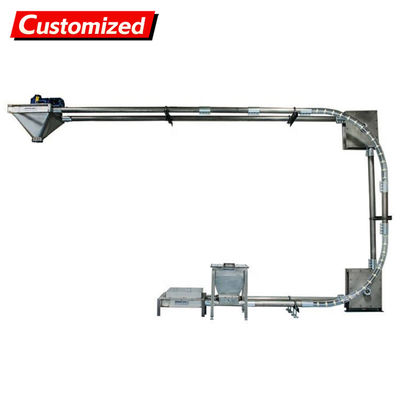 Harga yang bagus Custom Stainless Steel Tube Chain Conveyor for Stable Transport of Steel Drag Chain Conveyors Explosion-proof and airtight design (Suitable for Powdered Sugar) on line