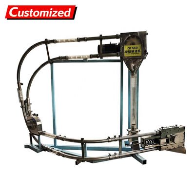 Harga yang bagus Konveyor rantai tabung baja tahan karat yang disesuaikan cocok untuk pengangkutan biji-bijian, pupuk, dan pakan ternak dalam aplikasi hemat ruang. on line